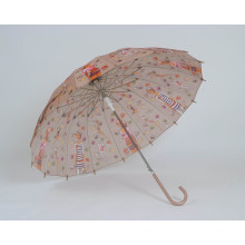 Auto Open Fashion Damen Straight Umbrella (BD-12)